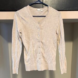 Women's Cream Cardigan Sweater